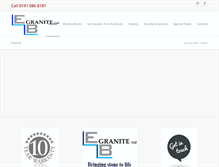 Tablet Screenshot of ebgranite.co.uk